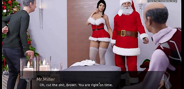  Anna Exciting Affection[Christmas Gift] | Hot teen college student with a gorgeous big ass and huge tits fucks at Christmas with two old man teachers for better grades | My sexiest gameplay moments